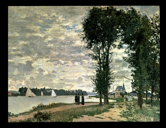 The Banks of the Seine at Argenteuil à Claude Monet