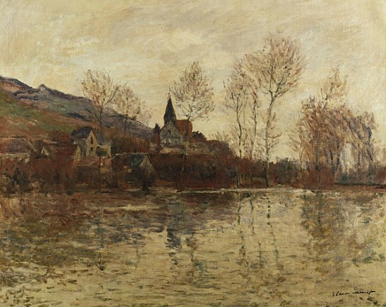 The Flood at Giverny, c.1886 à Claude Monet