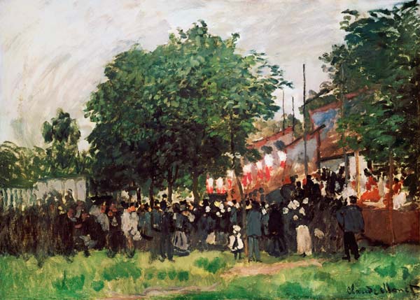 The Fourteenth of July (Bastille Day) à Claude Monet