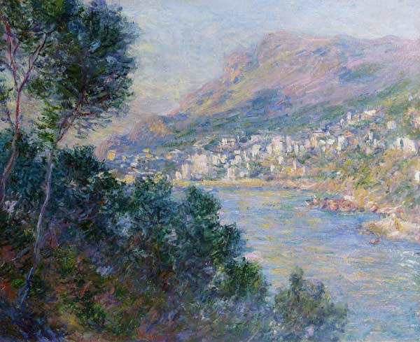 Monte Carlo, Vue du Cap Martin à Claude Monet