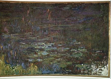 Waterlilies at Sunset, detail from the right hand side à Claude Monet