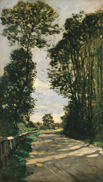 Walk (Road of the Farm Saint-Siméon) à Claude Monet