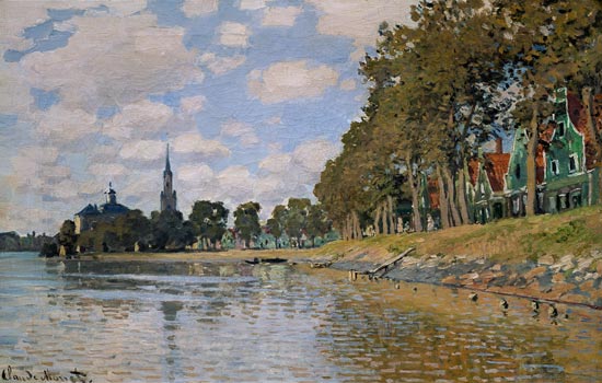 Zaandam (Holland) à Claude Monet
