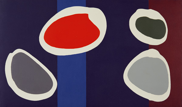 Go Discs, 1999 (acrylic on canvas) (pair with 146091)  à Colin  Booth