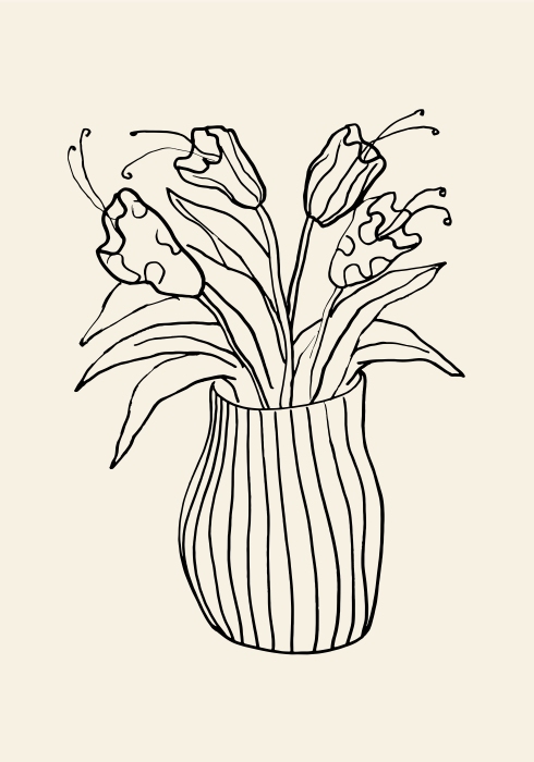 Croquis de vase à Graphic Collection