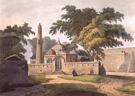 The Burial Place of a Peer Zada, Anopther, plate 6 from 'Twenty Four Views in Hindostan' à Colonel Francis Swain Ward