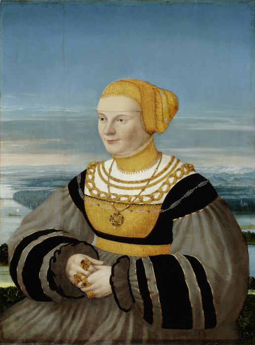 Portrait of Anna von Holzhausen, née Ratzeburg à Conrad Faber von Kreuznach