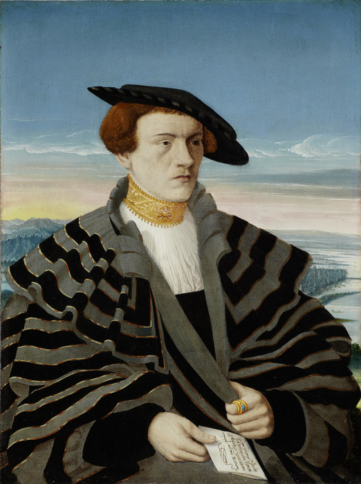 Portrait of Gilbrecht von Holzhausen (1514-1550) à Conrad Faber von Kreuznach