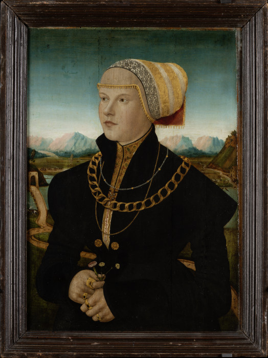 Portrait of Margarete Stralenberg, née Stalburg à Conrad Faber von Kreuznach