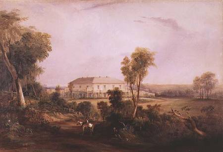 Camden Park House, home of John MacArthur (1767-1834) à Conrad Martens
