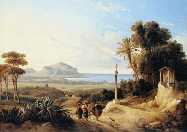View of Palermo à Consalvo Carelli