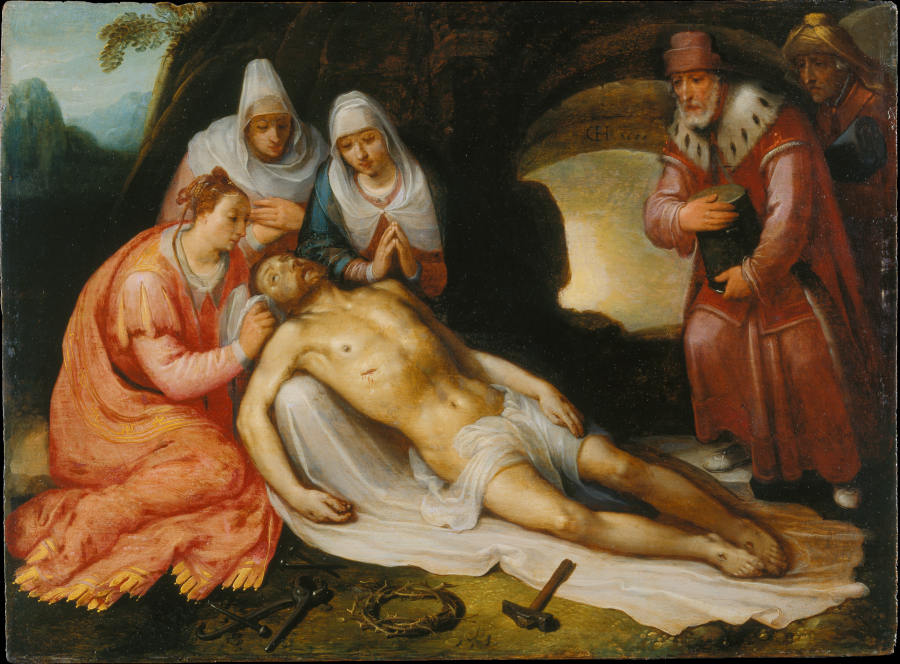 The Lamentation à Cornelis Cornelisz. van Haarlem