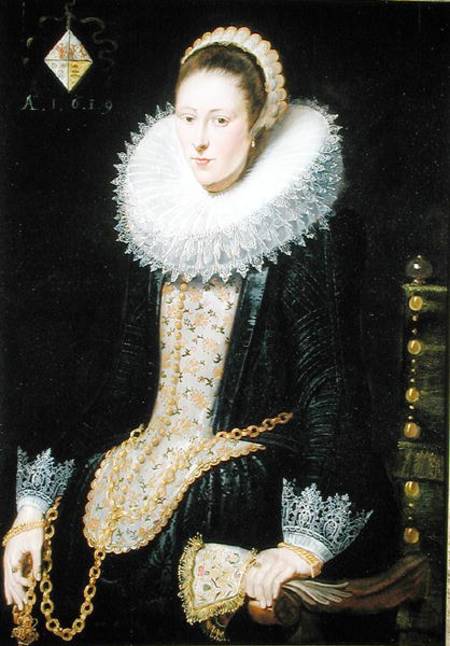 Portrait of a Lady of the Pelgrom Family à Cornelis de Vos