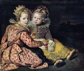 Magdelaine et Jean Baptiste de Vos, les enfants du peintre