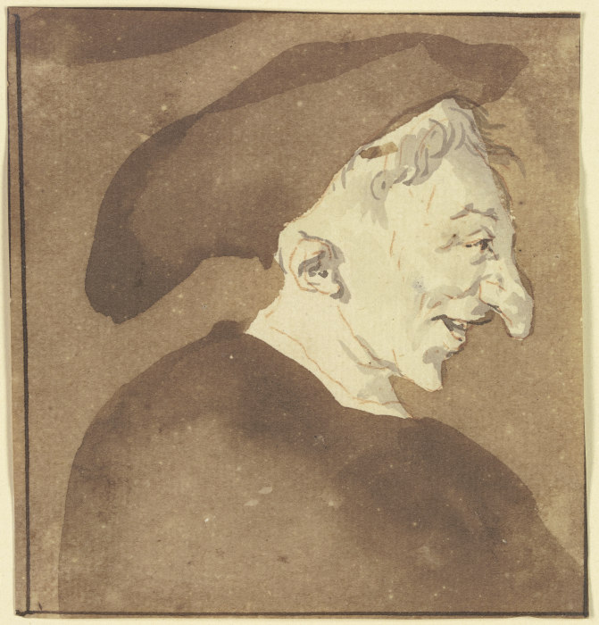 Hideous head à Cornelis Dusart