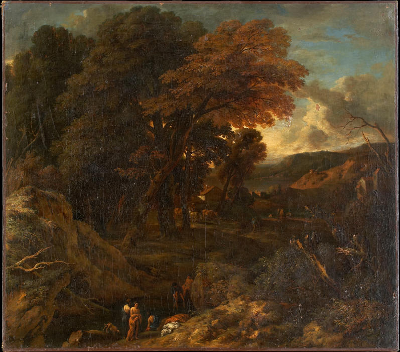 Southern Landscape with Bathers à Cornelis Huysmans