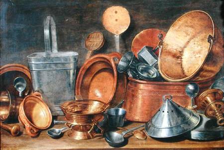 Still Life with Kitchen Utensils à Cornelis Jacobsz Delff