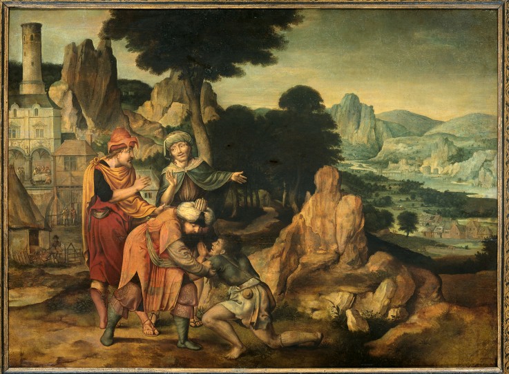 The Parable of the prodigal Son à Cornelis Massys