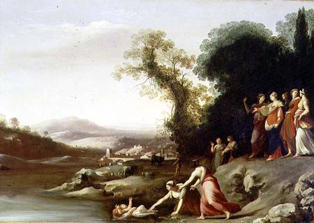 The Finding of Moses à Cornelis Poelenburgh
