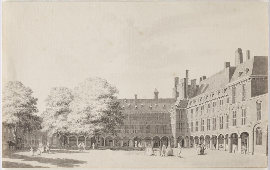 Der Binnenhof in Den Haag à Cornelis Pronk