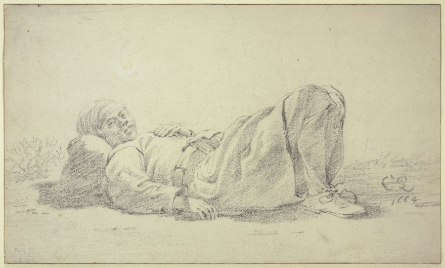 Lying boy à Cornelis Saftleven