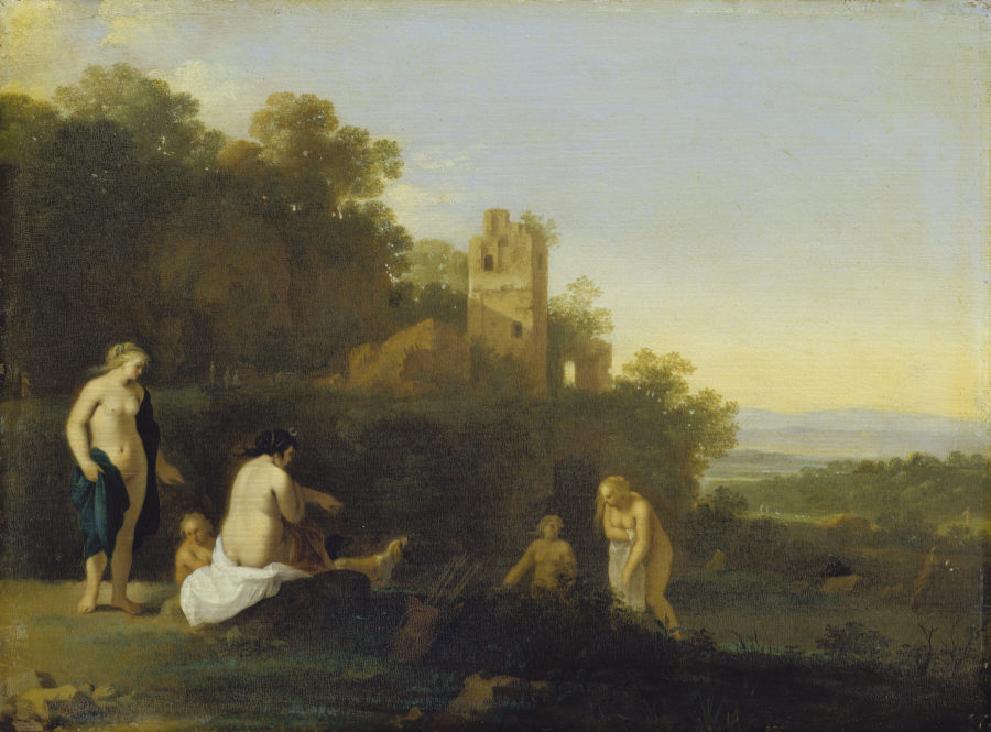 Landscape with the Discovery of Callisto’s Pregnancy à Cornelis van Poelenburch