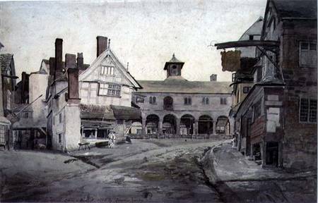 The Market Place, Ross, Herefordshire à Cornelius Varley