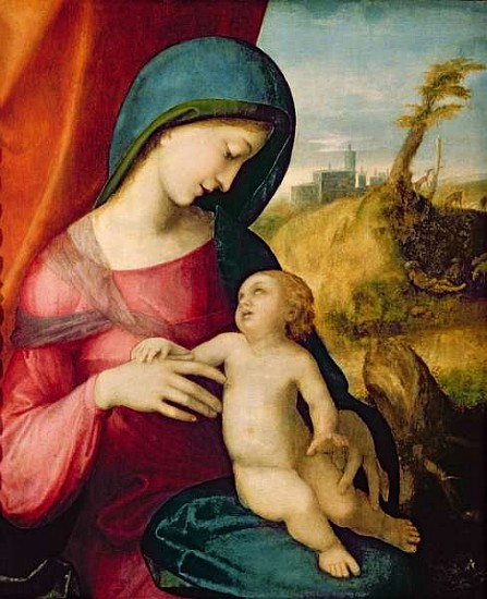Madonna and Child, 1512-14 à alias Antonio Allegri Correggio (alias Le Corrège)