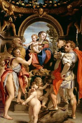 Madonna mit dem Heiligen Georg