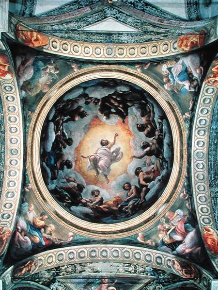 The Vision of St. John on Patmos à alias Antonio Allegri Correggio (alias Le Corrège)