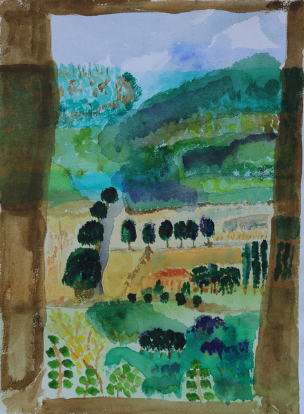 View of fields from window à Cosima Duggal