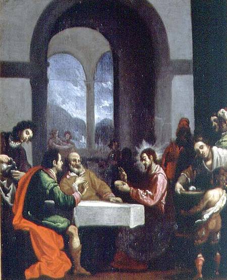 The Supper at Emmaus à Cristofano Allori