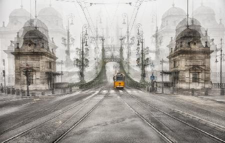 Yellow Tram - Budapest