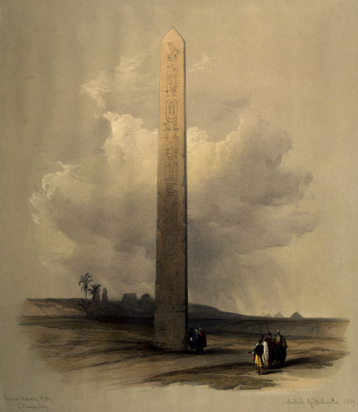 Heliopolis , Obelisk à D. Roberts