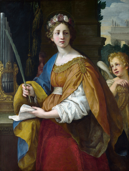 Saint Cecilia à da Cortona, Pietro (alias Pietro Berrettini)