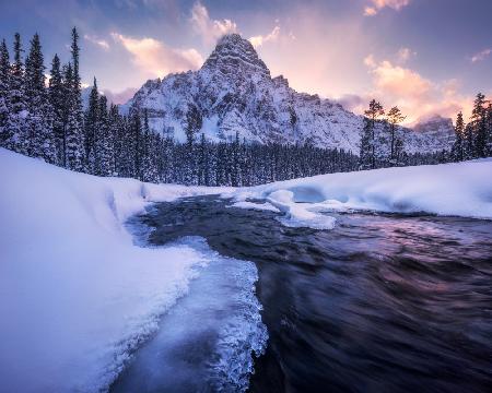 A Magical Sunset in the Rockies