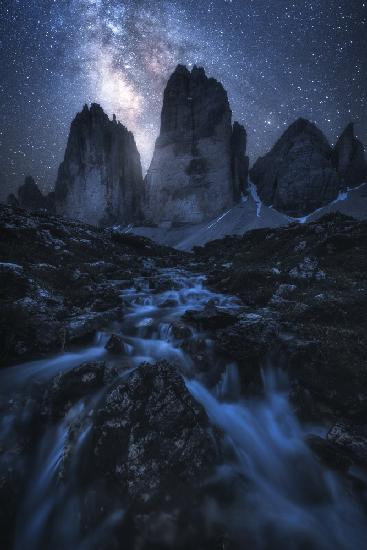A Starry Night in the Dolomites