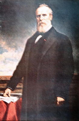 Rutherford B. Hayes (1822-93) (oil on canvas) à Daniel Huntington