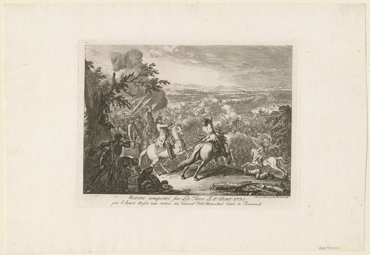 The Battle of Cahul à Daniel Nikolaus Chodowiecki