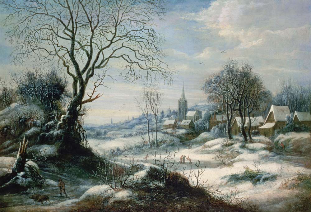 Winter landscape à Daniel van Heil