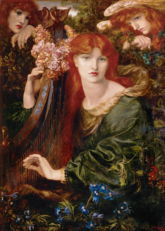 La Ghirlandata (1873) à Dante Gabriel Rossetti