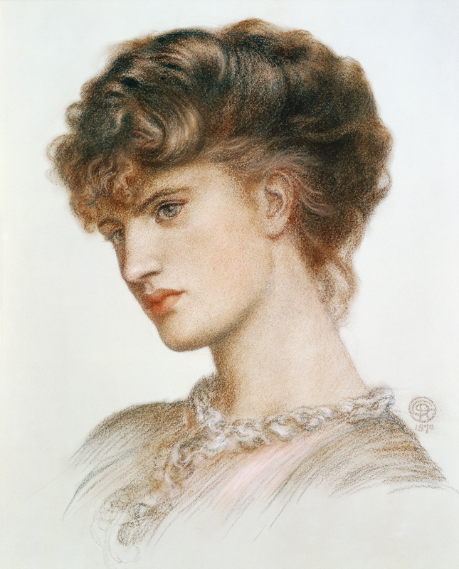 Portrait of Aglaia Coronio (nee Ionides) à Dante Gabriel Rossetti