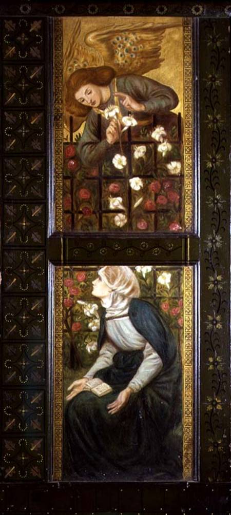 The Annunciation, panels of the pulpit à Dante Gabriel Rossetti