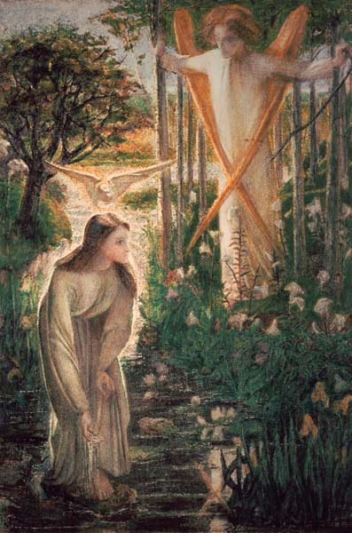 The Annunciation à Dante Gabriel Rossetti