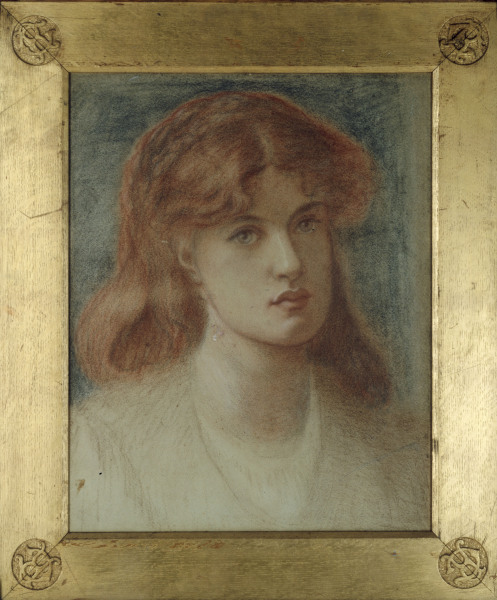 D.Rossetti, Head of a Girl. à Dante Gabriel Rossetti