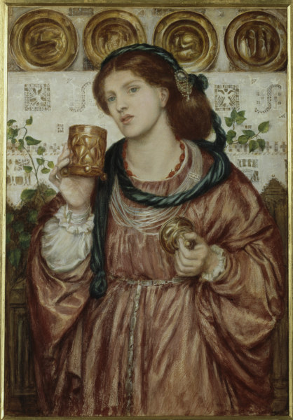 D.Rossetti, The Loving Cup, 1867. à Dante Gabriel Rossetti