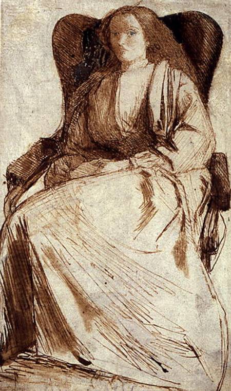 Elizabeth Siddall (d.1862) à Dante Gabriel Rossetti