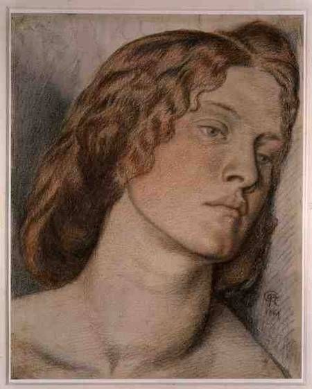 Fanny Cornforth, Study for 'Fair Rosamund' à Dante Gabriel Rossetti