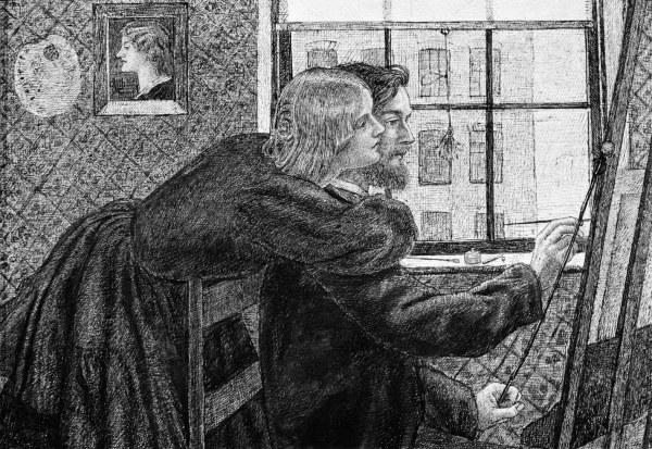F.Cornforth and G.P.Boyce / D.G.Rossetti à Dante Gabriel Rossetti