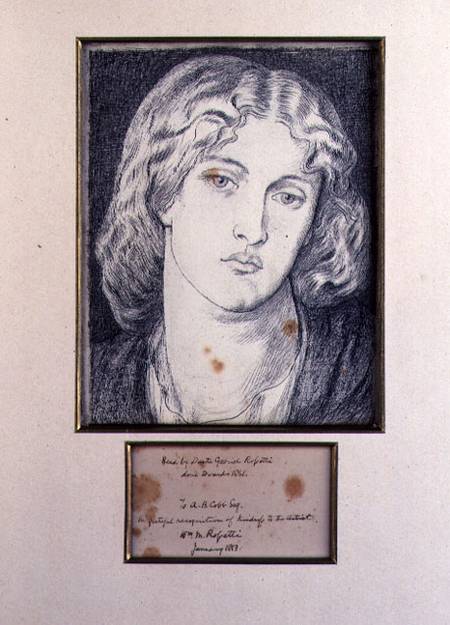 Head à Dante Gabriel Rossetti